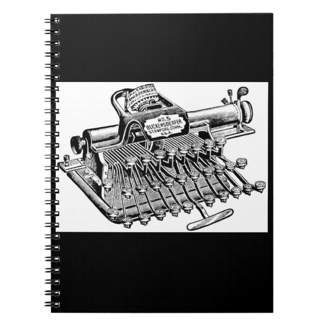 Cuaderno Máquina de escribir de no. 5 de Blickensderfer del (Frente)