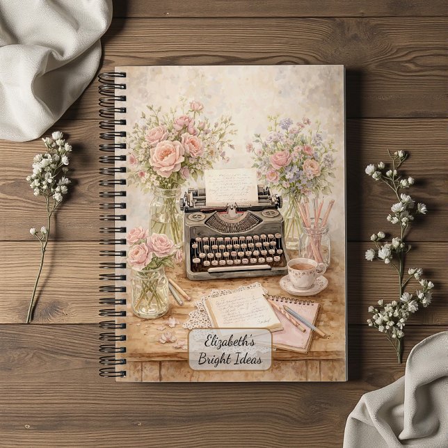 Cuaderno Máquina de Escribir Vintage (Subido por el creador)
