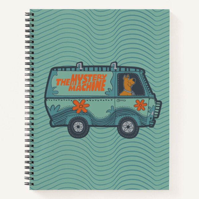 Cuaderno Máquina de misterio paisamente Scooby-Doo Driing (Anverso)