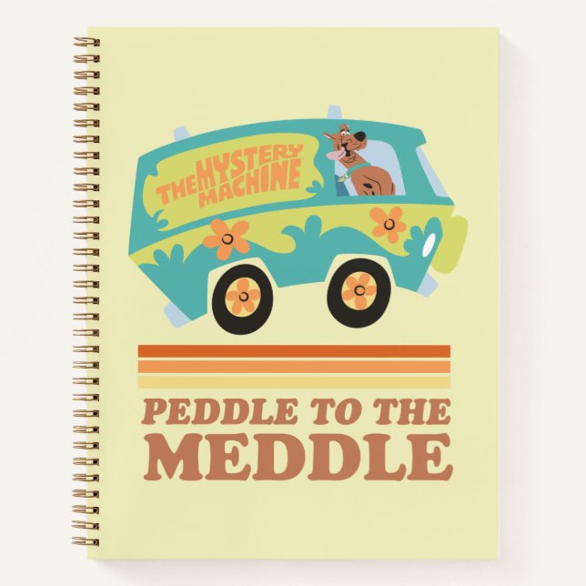 Cuaderno Máquina de misterio Scooby-Doo "Peddle to Meddle" (Anverso)