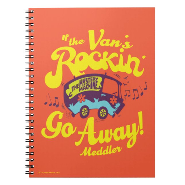 Cuaderno Máquina de misterio "Si la camioneta es Rockin". (Frente)