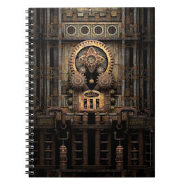 Cuaderno Máquina infernal de Steampunk