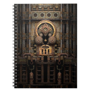 Cuaderno Máquina infernal de Steampunk