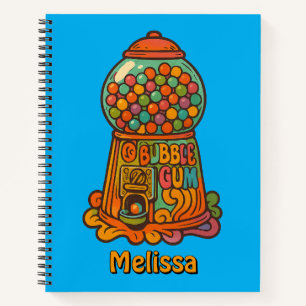 Cuaderno Máquina retro psicodélica de Gumball