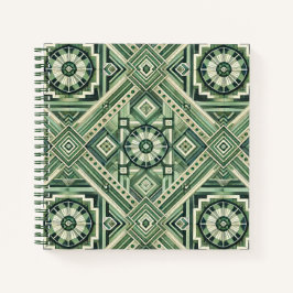 Cuaderno Máquina verde