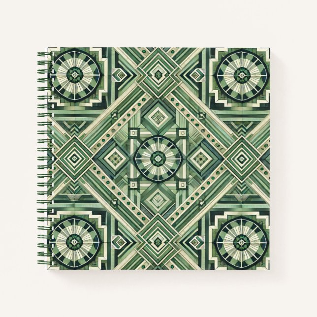 Cuaderno Máquina verde (Anverso)