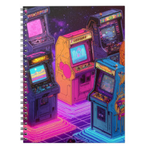 Cuaderno Máquinas retro arcade