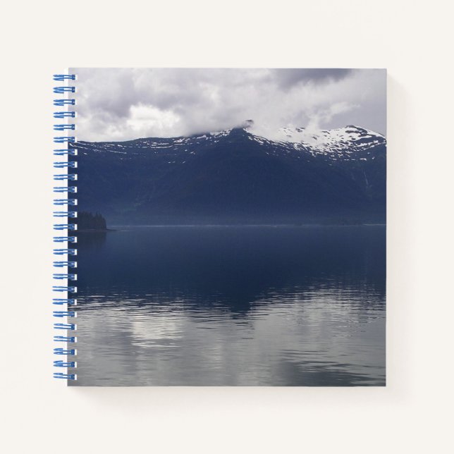 Cuaderno Mar de Alaska en tonos azules (Anverso)