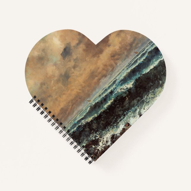 Cuaderno Mar de Otoño - Gustave Courbet (Anverso)