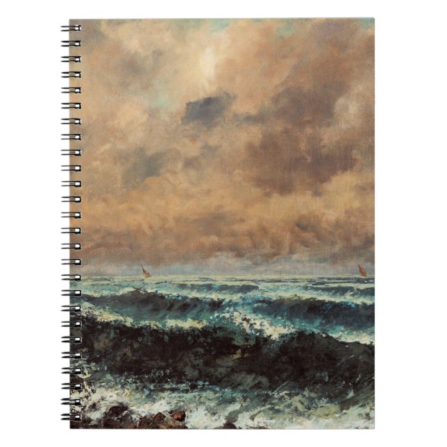 Cuaderno Mar de Otoño - Gustave Courbet (Frente)