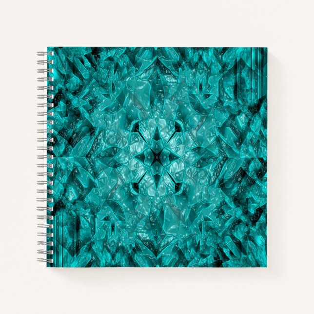 Cuaderno Mar geométrico..... (Anverso)