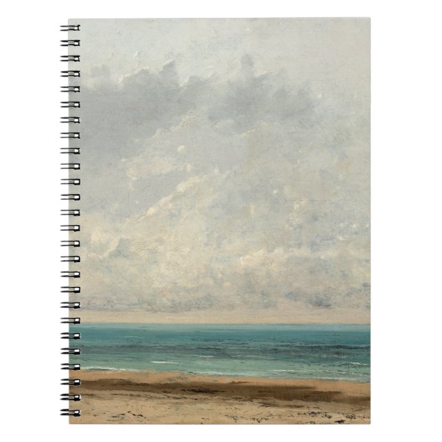 Cuaderno Mar tranquilo - Gustave Courbet (Frente)
