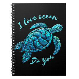 Cuaderno Mar Turco amor Océano