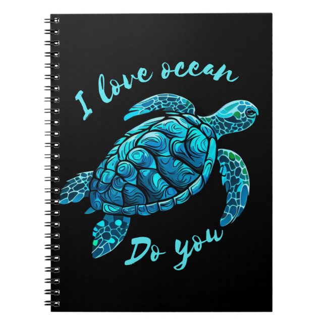 Cuaderno Mar Turco amor Océano (Frente)