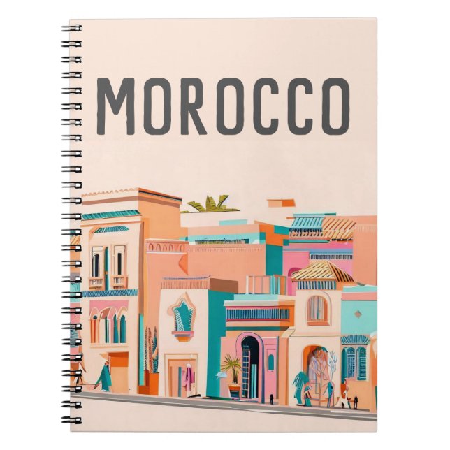 Cuaderno Marakech de Marruecos (Frente)