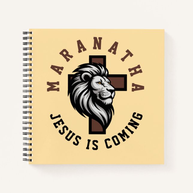 Cuaderno Maranatha Jesus is coming  (Anverso)