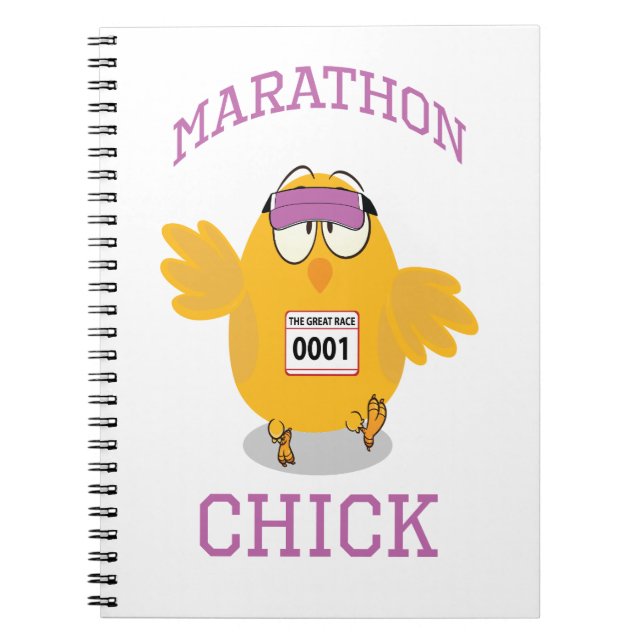 Cuaderno Marathon Chick (Frente)