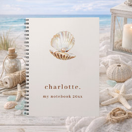 Cuaderno Maravilla de perlas beige moderno