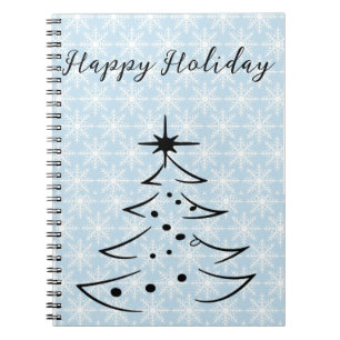 Cuaderno Maravilloso, Blue Flakes, Árbol de Navidad