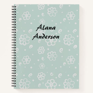 Cuaderno Maravilloso diseño floral botánico