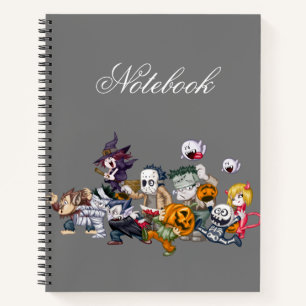 Cuaderno Maravilloso: Espiral temática de Halloween