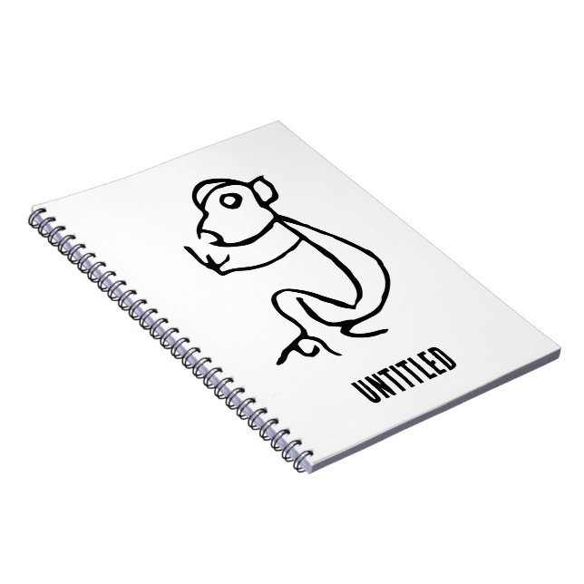 Cuaderno Maravilloso mono zodiaco chino #001- (Lado Derecho)