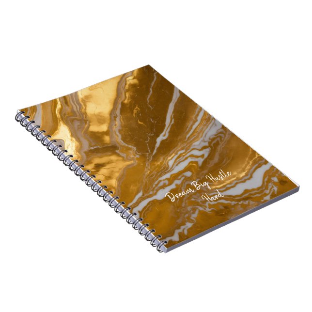 Cuaderno Marble de oro de lujo (Lado Derecho)