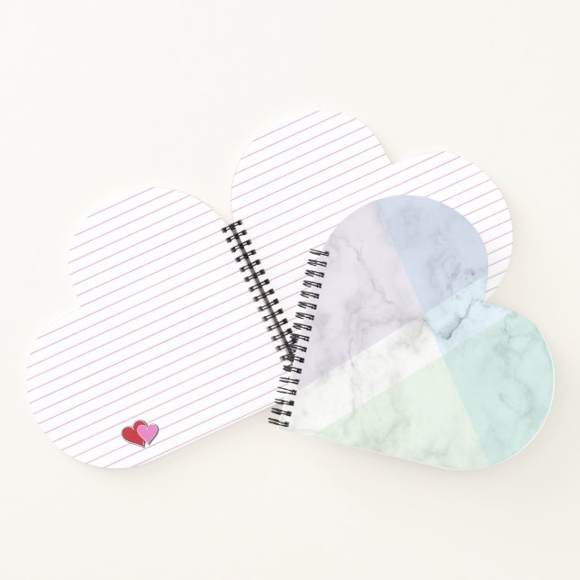 Cuaderno Marble  design pastel colors (Interior)