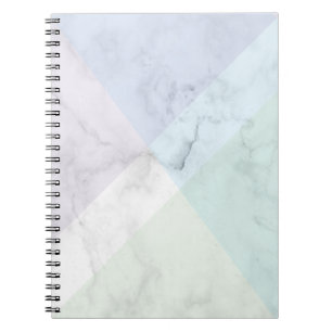 Cuaderno Marble design pastel colors