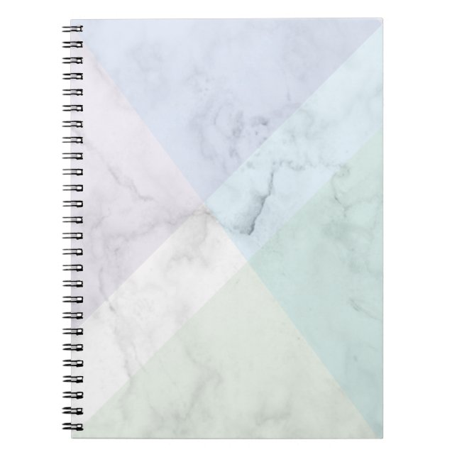 Cuaderno Marble  design pastel colors (Frente)