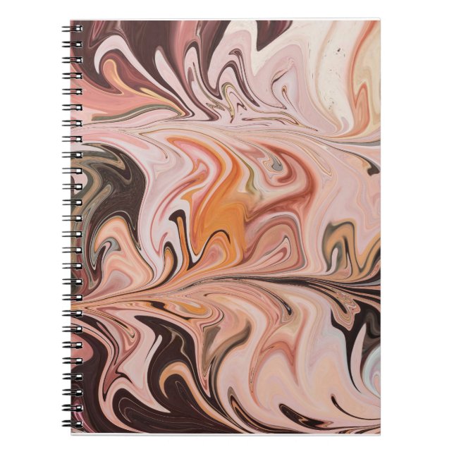 Cuaderno Marble Forms – Pink & Beige Soft Marble (Frente)