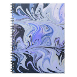 Cuaderno Marble Forms – White & Grey Minimal Texture