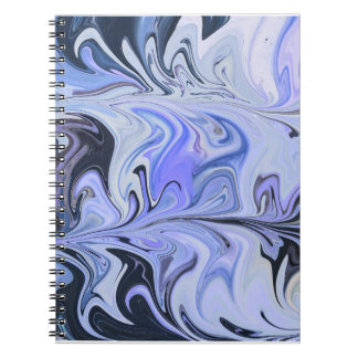 Cuaderno Marble Forms – White & Grey Minimal Texture