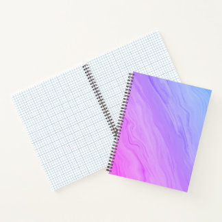 Cuaderno Marble Luxe - degradado azul y violeta