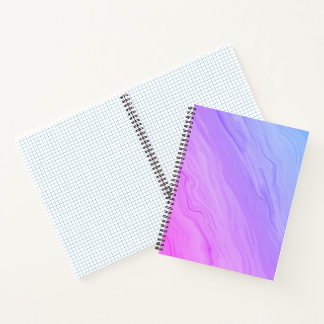 Cuaderno Marble Luxe - degradado azul y violeta (Interior)