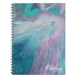 Cuaderno Marble Notebook Blue