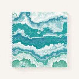 Cuaderno marbled sea foam :