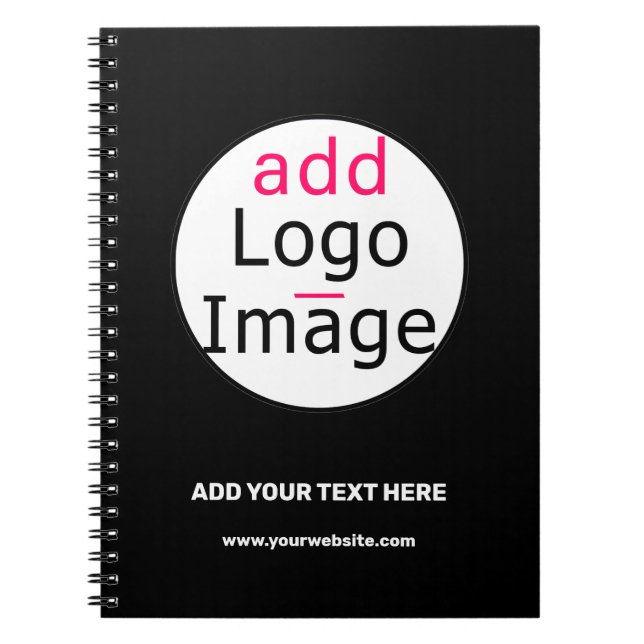 Cuaderno Marca comercial de Personalizable profesional (Frente)