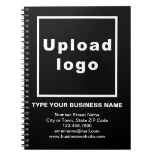 Cuaderno Marca comercial en portátil negro