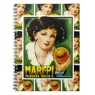 Cuaderno Marca Naranja Mari Pi multiimpresión