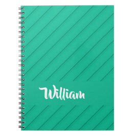 Cuaderno Marca personalizada azul diagonal plástico texturi