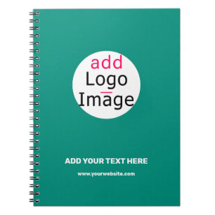 Cuaderno Marca profesional de moda verde esmeralda personal