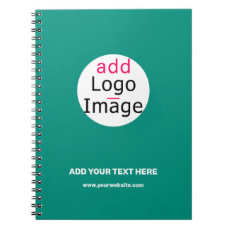 Cuaderno Marca profesional de moda verde esmeralda personal