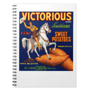 Cuaderno Marca victoriana Louisiana Papas dulces