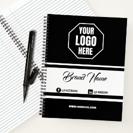 Cuaderno Marca y logotipo comercial Promoción de marca en b
