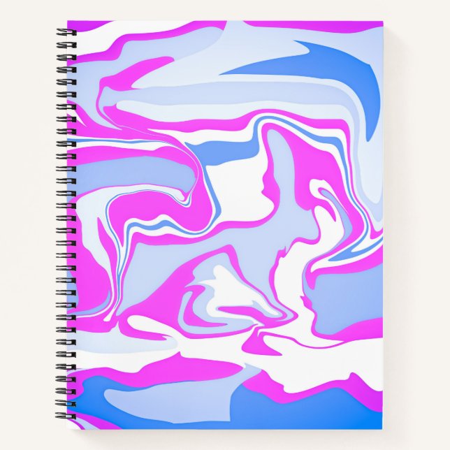 Cuaderno Marcado rosa y azul (Anverso)