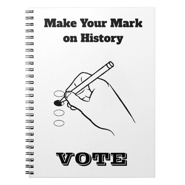 Cuaderno Marcar el historial (Frente)
