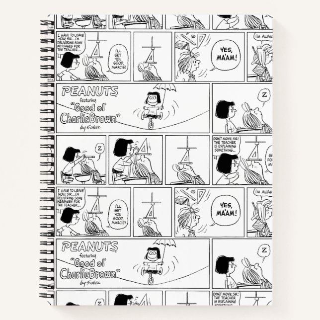 Cuaderno Marcie & Peppermint Patty En El Aula (Anverso)