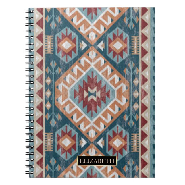 Cuaderno Marco de Alfombra Turca Persa Oriental (Frente)