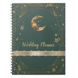Cuaderno Marco de Estrellas de la Luna Celestial
